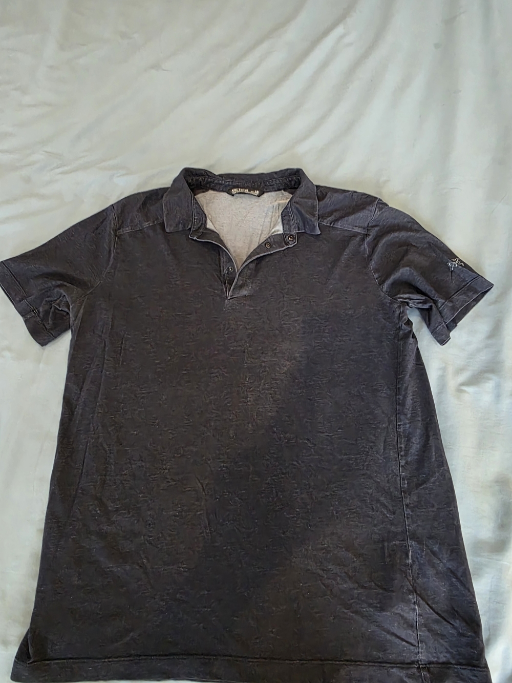 Arc'teryx Navy Short-Sleeve Polo